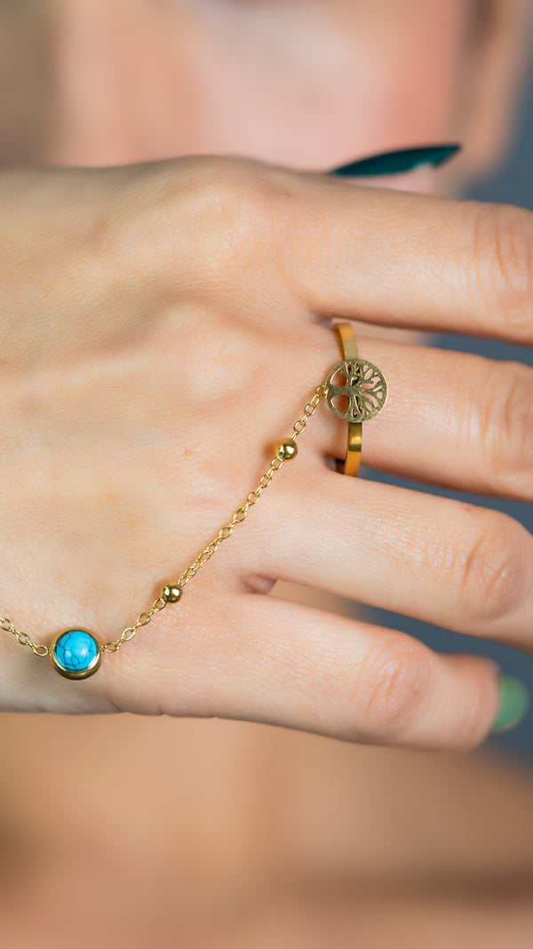 Tree of Life Bracelet With Ring