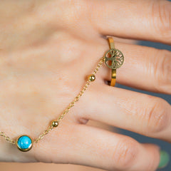 Tree of Life Bracelet With Ring