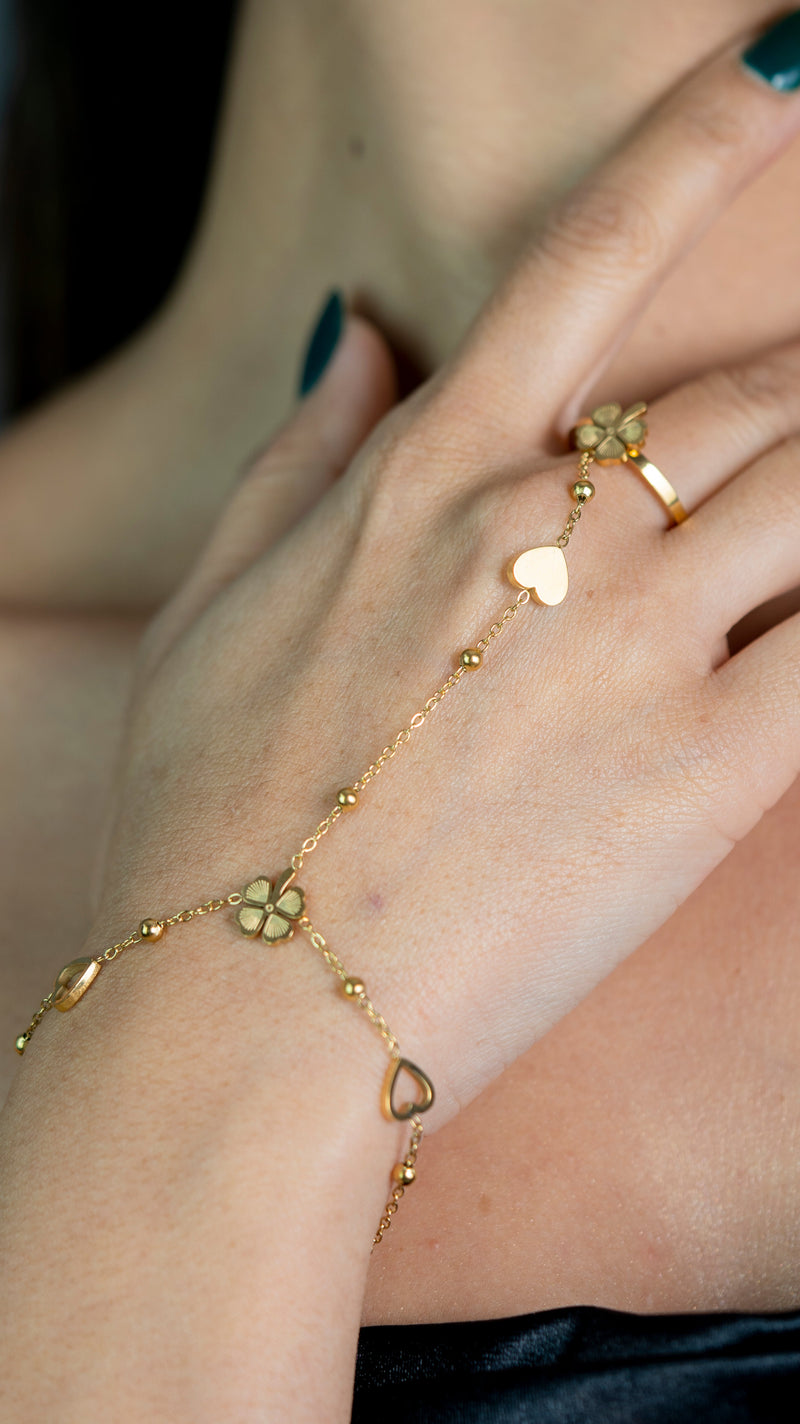 Lucky in Love Bracelet With Ring