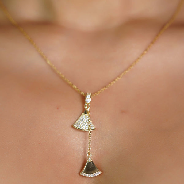 Golden Cascade Necklace