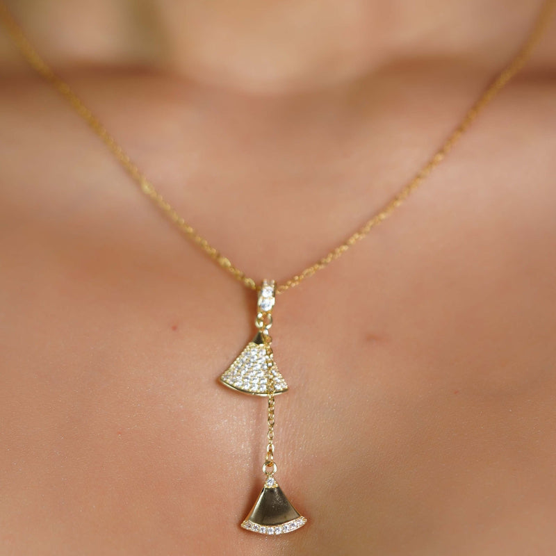 Golden Cascade Necklace