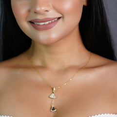 Golden Cascade Necklace