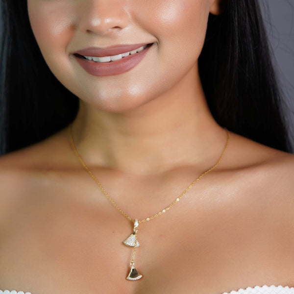 Golden Cascade Necklace