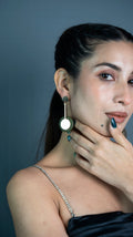 Circular Contrast Earrings
