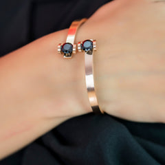Black Diamond Rose Gold Bracelet