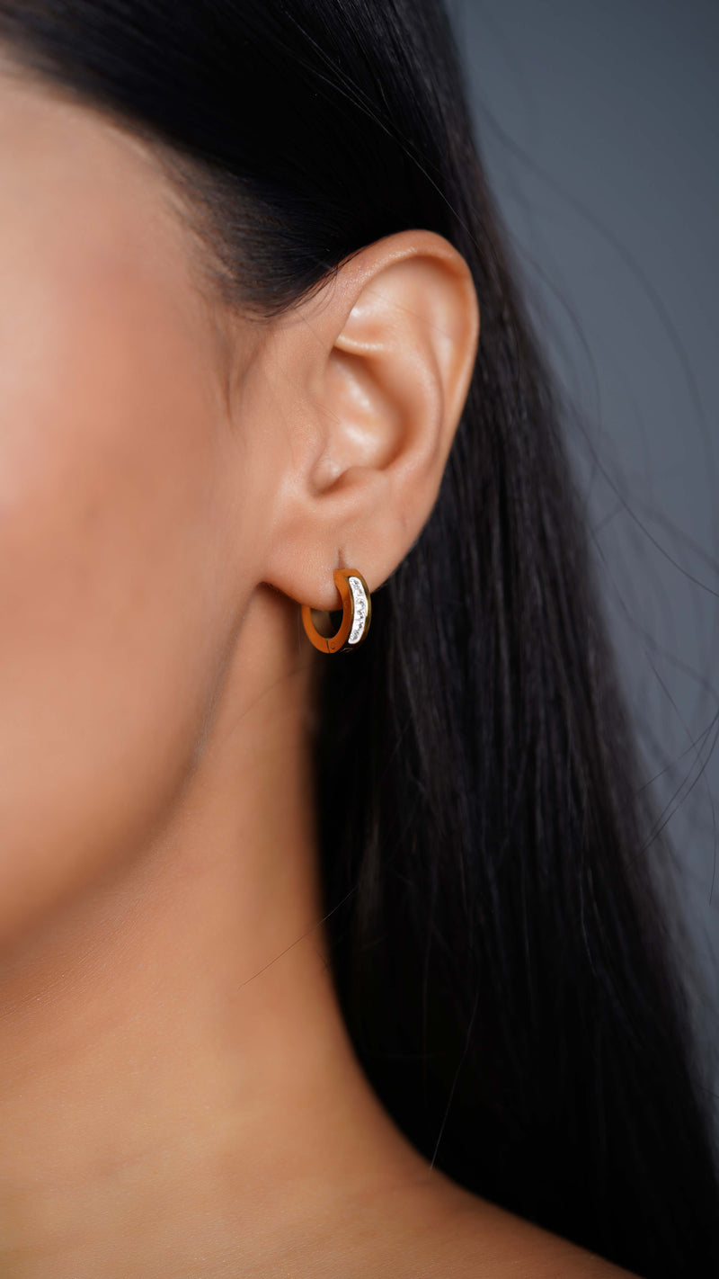 Golden Arc Earrings