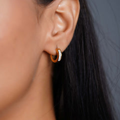 Golden Arc Earrings