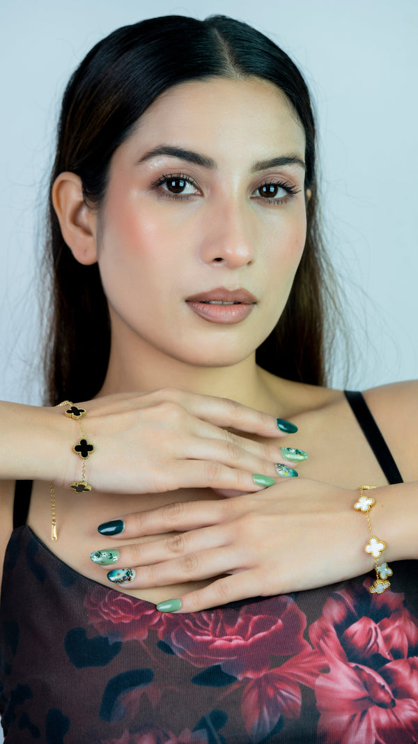 Lucky Clover Charm Bracelet
