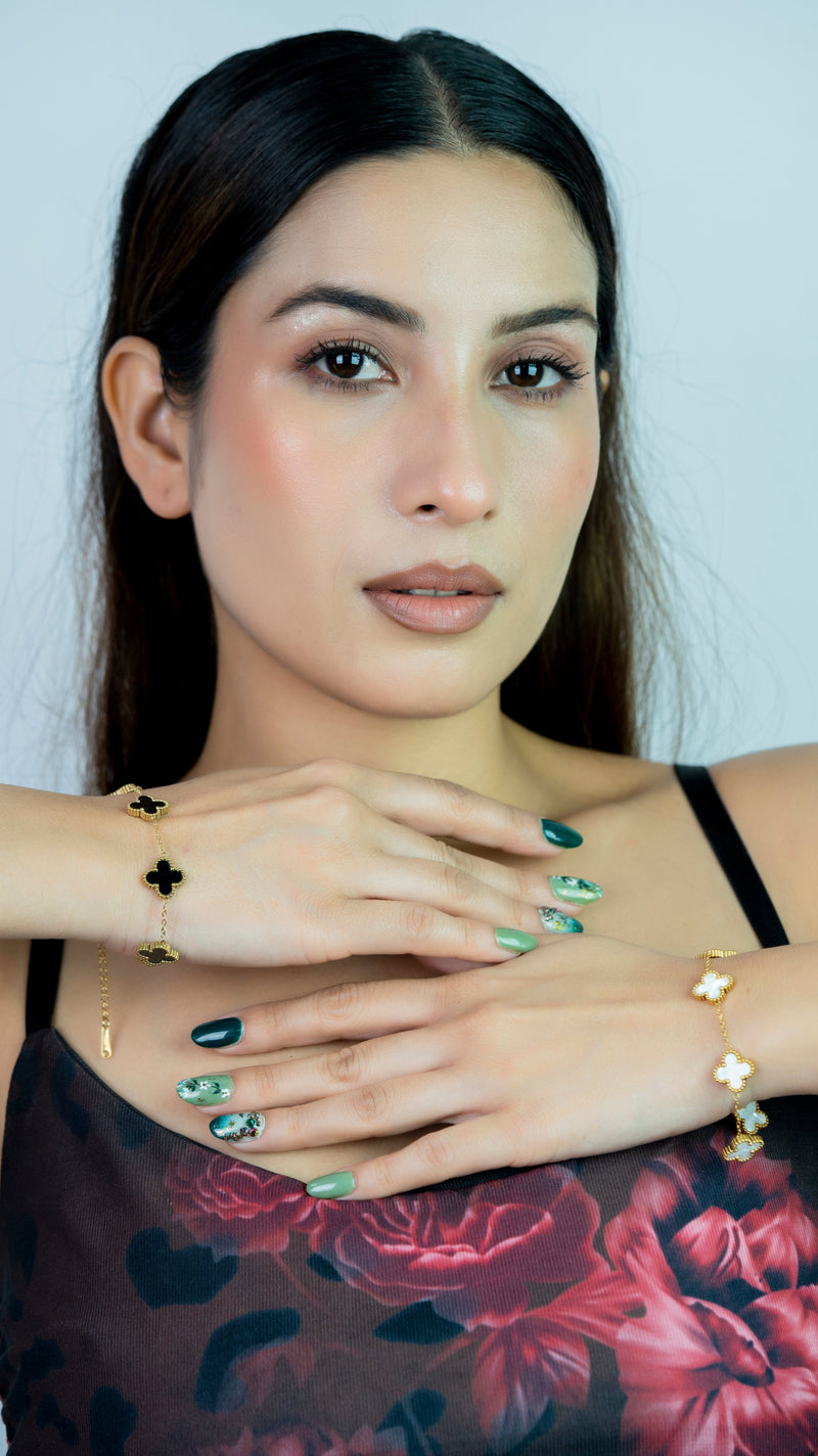 Lucky Clover Charm Bracelet
