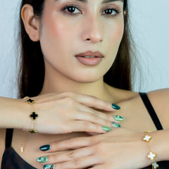 Lucky Clover Charm Bracelet