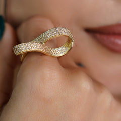 Infinity Diamond Ring