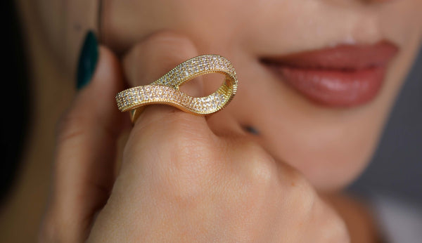 Infinity Diamond Ring