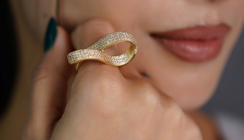 Infinity Diamond Ring