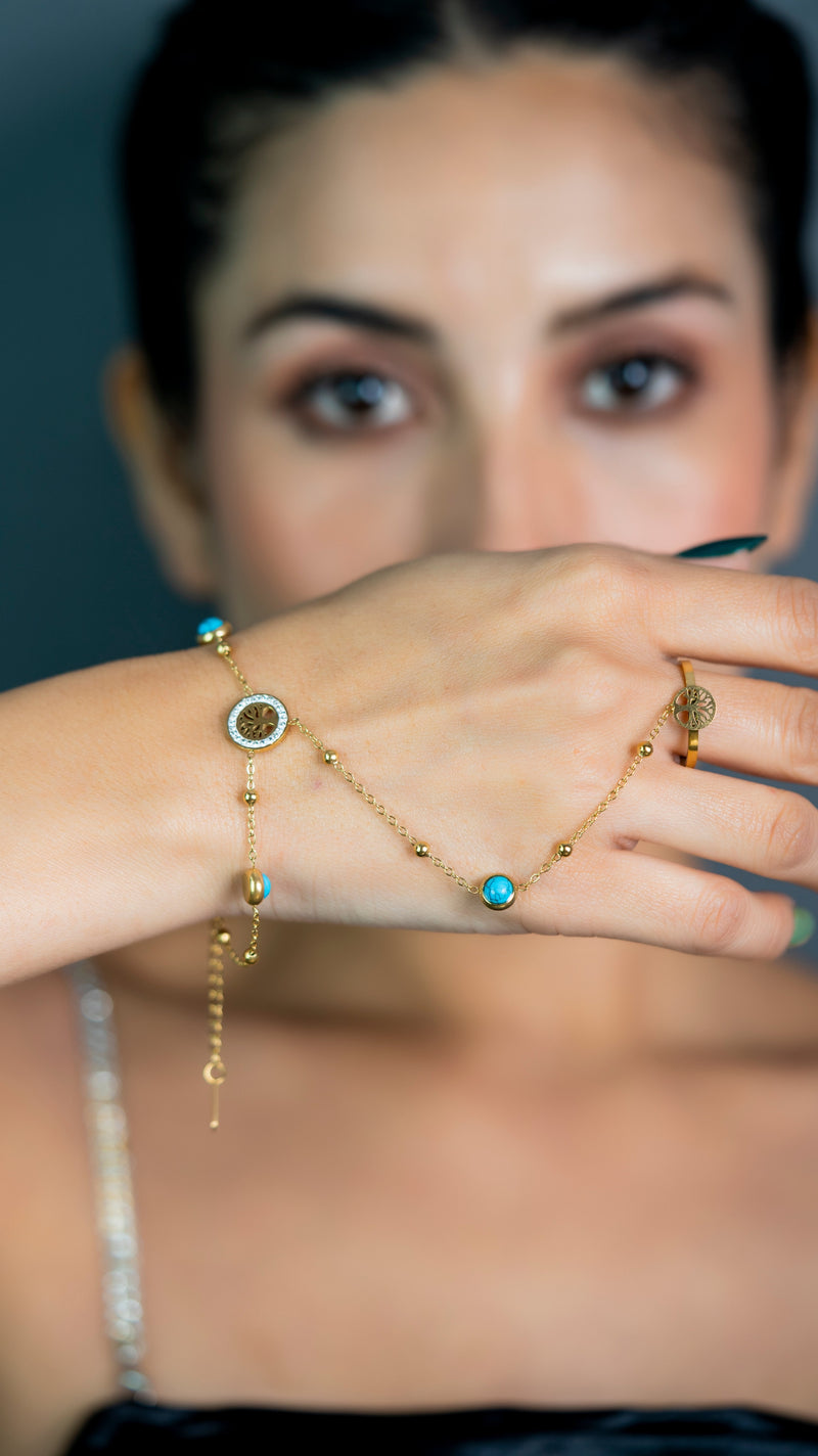 Tree of Life Bracelet With Ring