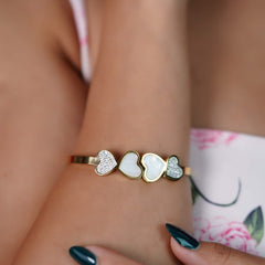 Lovestruck Hearts Bracelet
