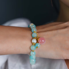 Serene Charm Beaded Bracelet