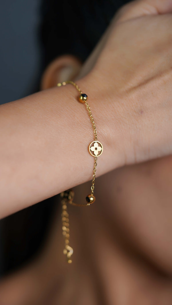 Floral Charm Bracelet