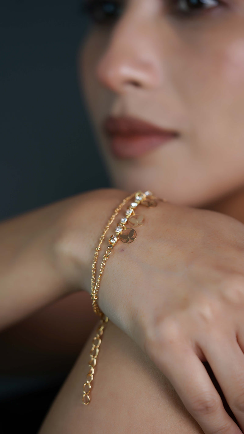 Butterfly Charm Bracelet