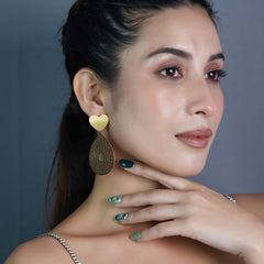 Heart Drop Earrings
