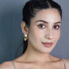 Wavy Gold Earrings