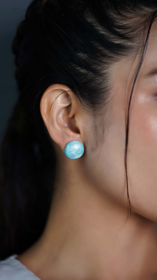Marble Pearl -2 Way Earrings
