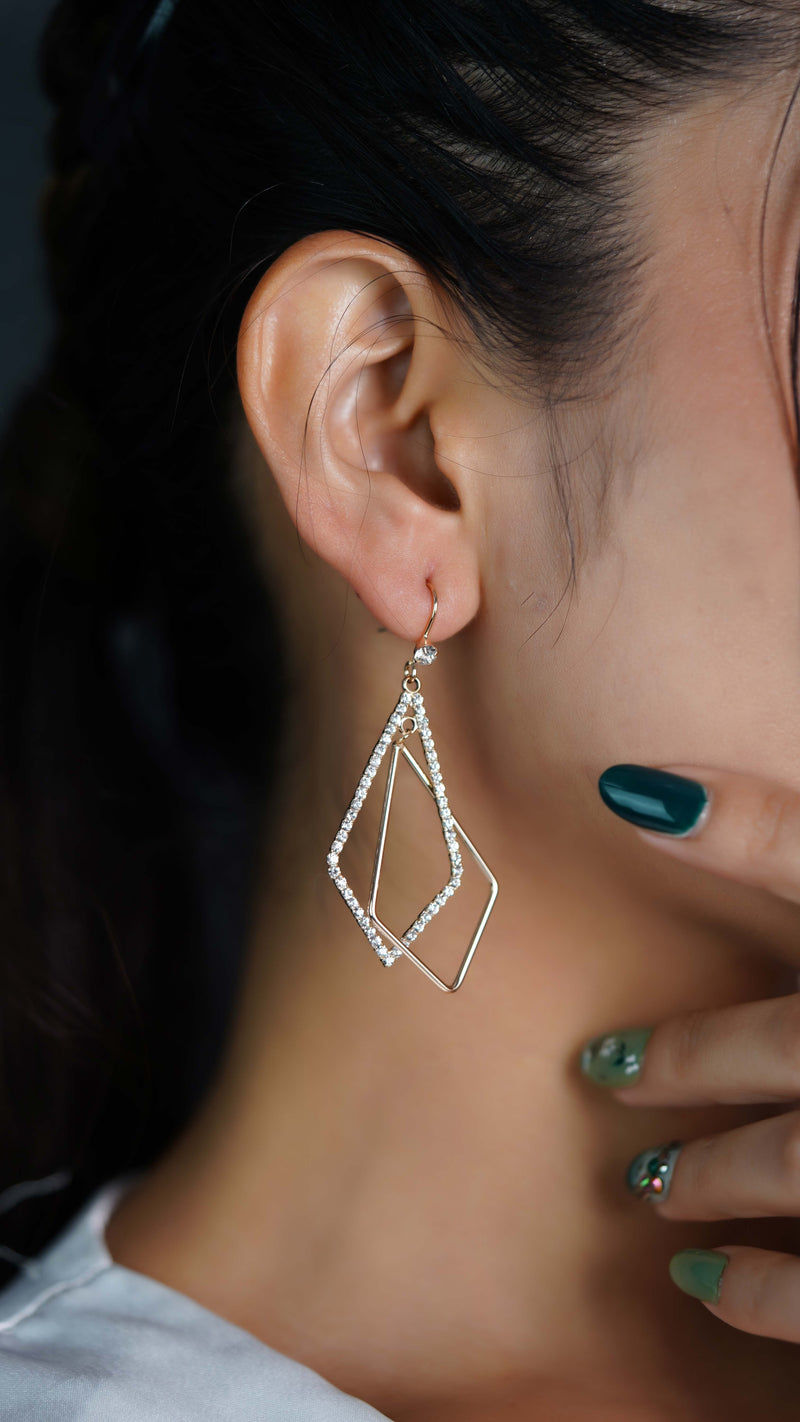 Diamond Drop Earrings