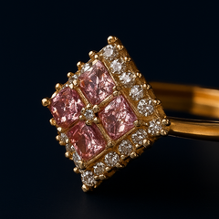 Rosé Royale Ring Adjustable Ring