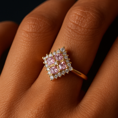 Rosé Royale Ring Adjustable Ring