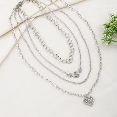 Layered Hearts Chain