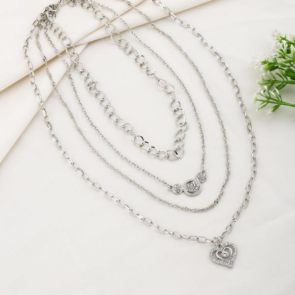 Layered Hearts Chain