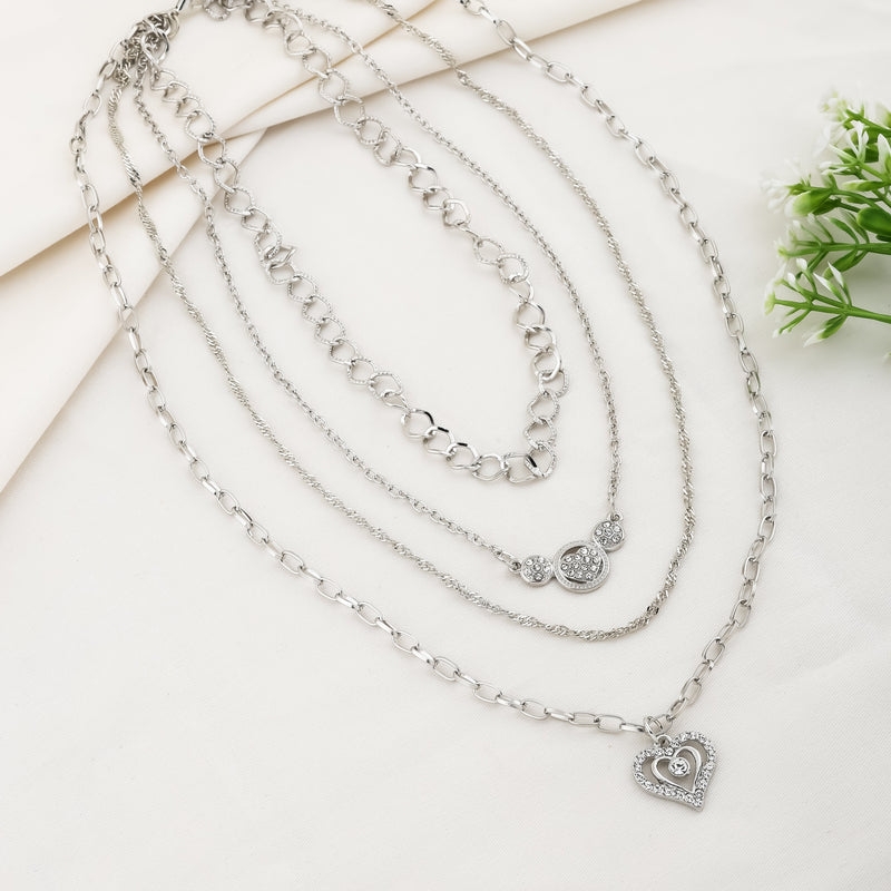 Layered Hearts Chain