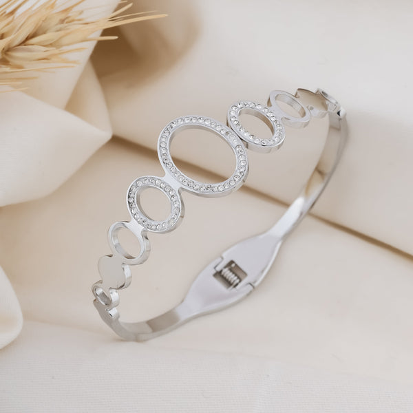 Circular Silver Bracelet