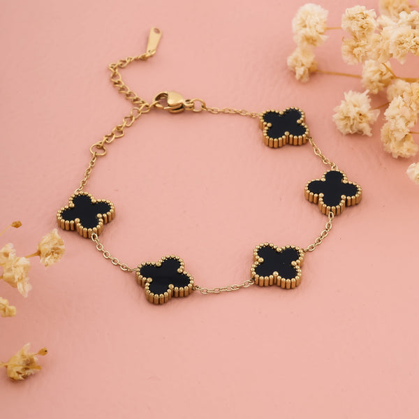Lucky Clover Charm Bracelet