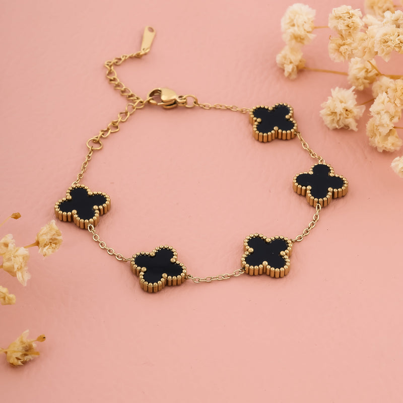 Lucky Clover Charm Bracelet