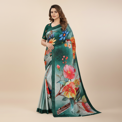 Enchanted Chiffon Silk Saree 